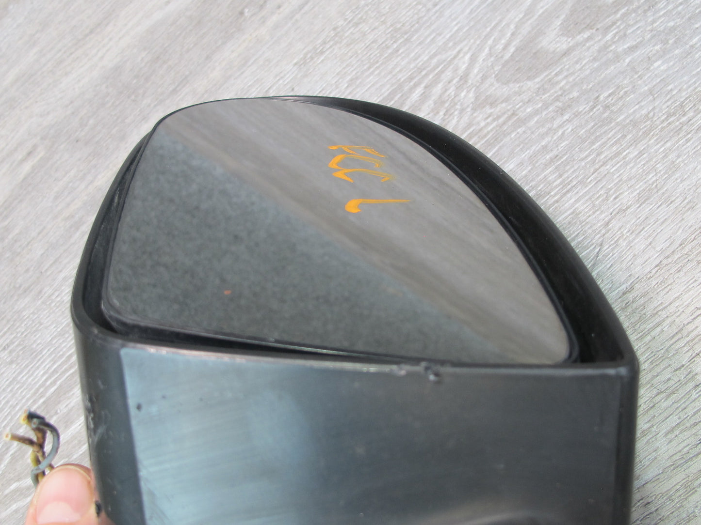 93-02 Chevrolet Camaro Left Driver Door Side View Power Mirror Black OEM