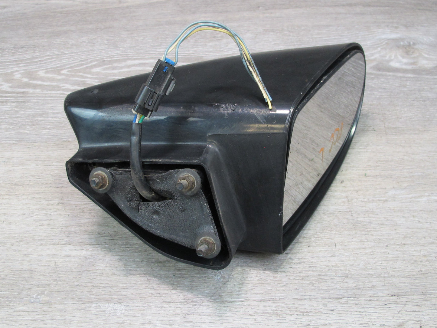 93-02 Chevrolet Camaro Left Driver Door Side View Power Mirror Black OEM