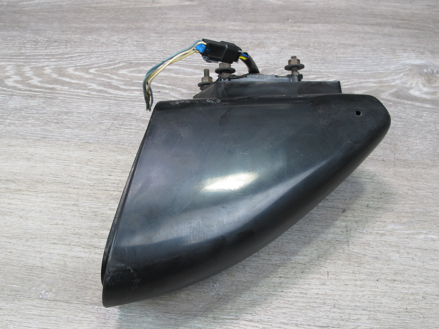 93-02 Chevrolet Camaro Left Driver Door Side View Power Mirror Black OEM
