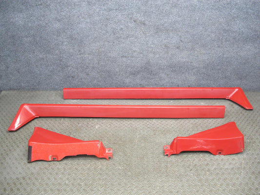 87-89 Toyota MR2 AW15 Set of 4 Left & Right Skirt Rocker Valance Cover Panel OEM