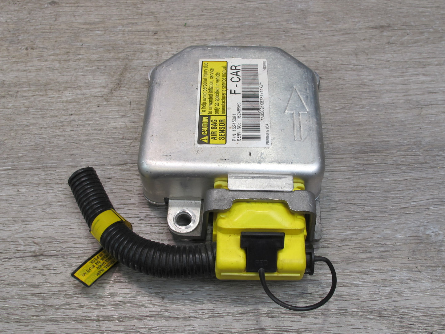 1998 CHEVROLET CAMARO Z28 SRS AIRBAG CONTROL MODULE UNIT 16245081 OEM