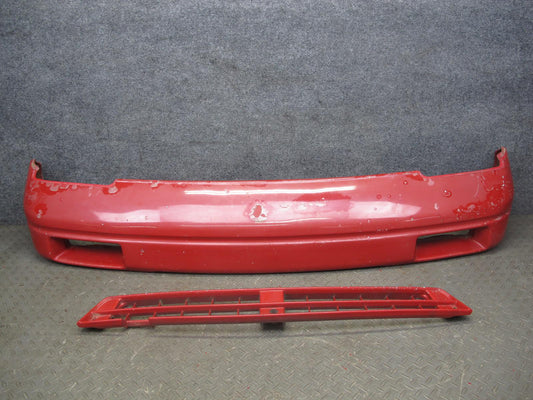 87-89 Toyota MR2 AW15 Front Bumper Cover w Foam & Lower Grille RED OEM