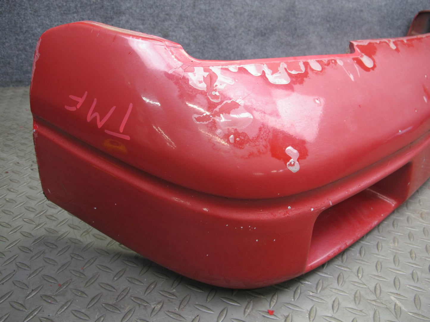 87-89 Toyota MR2 AW15 Front Bumper Cover w Foam & Lower Grille RED OEM