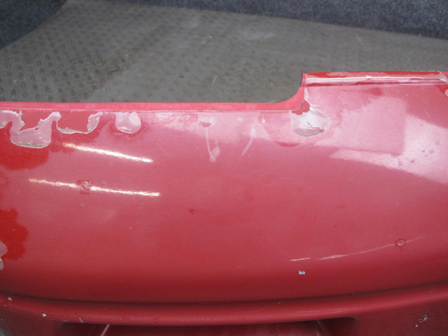 87-89 Toyota MR2 AW15 Front Bumper Cover w Foam & Lower Grille RED OEM