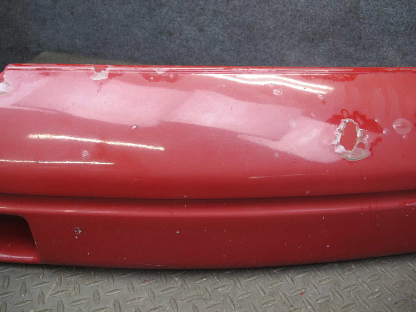 87-89 Toyota MR2 AW15 Front Bumper Cover w Foam & Lower Grille RED OEM