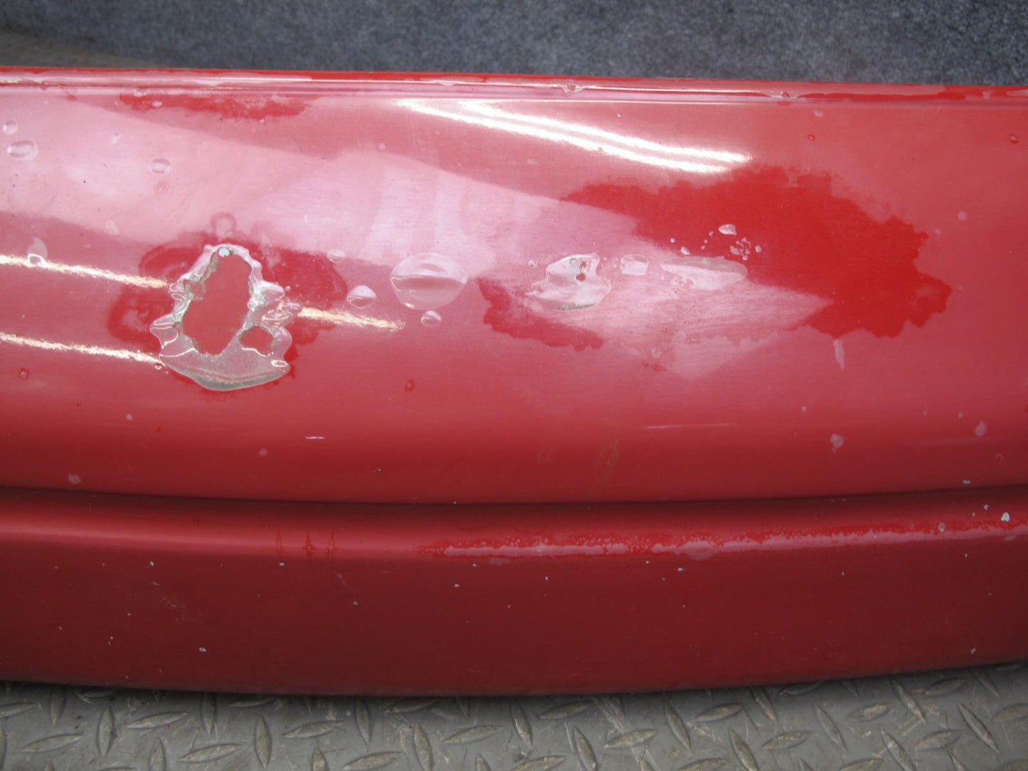 87-89 Toyota MR2 AW15 Front Bumper Cover w Foam & Lower Grille RED OEM