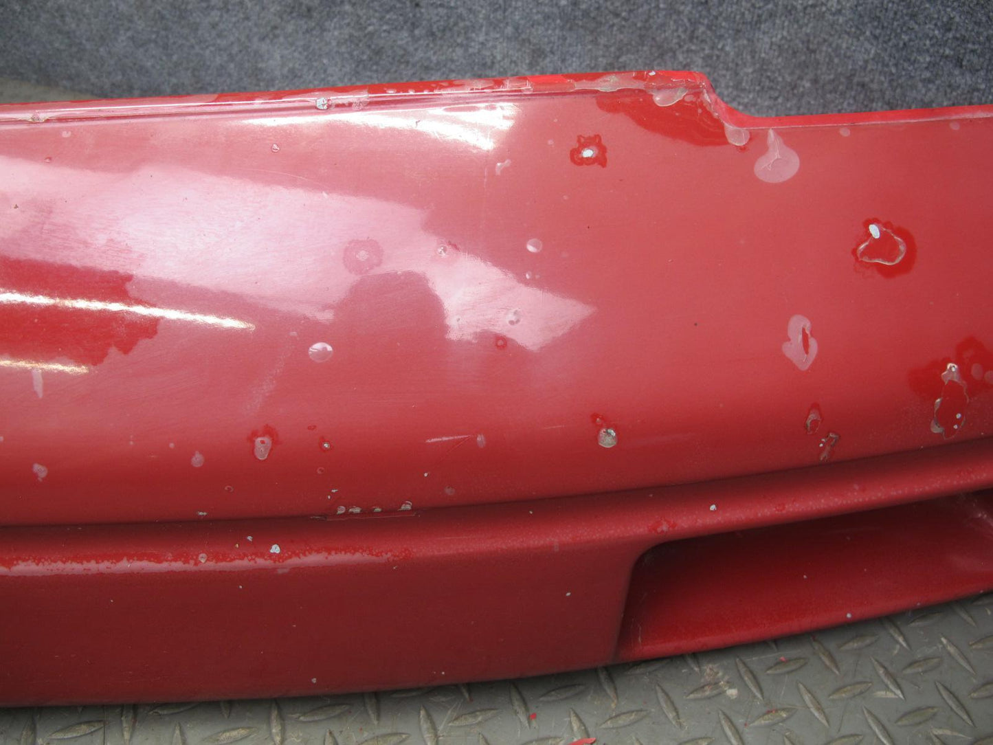 87-89 Toyota MR2 AW15 Front Bumper Cover w Foam & Lower Grille RED OEM
