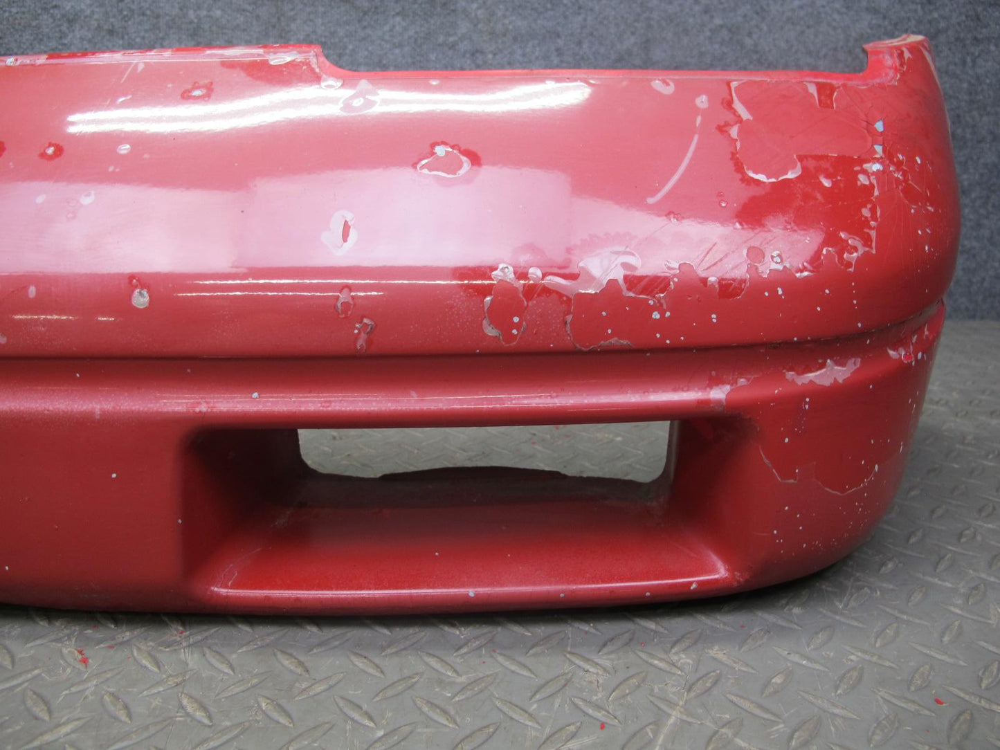 87-89 Toyota MR2 AW15 Front Bumper Cover w Foam & Lower Grille RED OEM