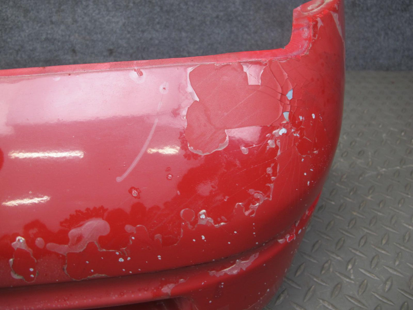 87-89 Toyota MR2 AW15 Front Bumper Cover w Foam & Lower Grille RED OEM