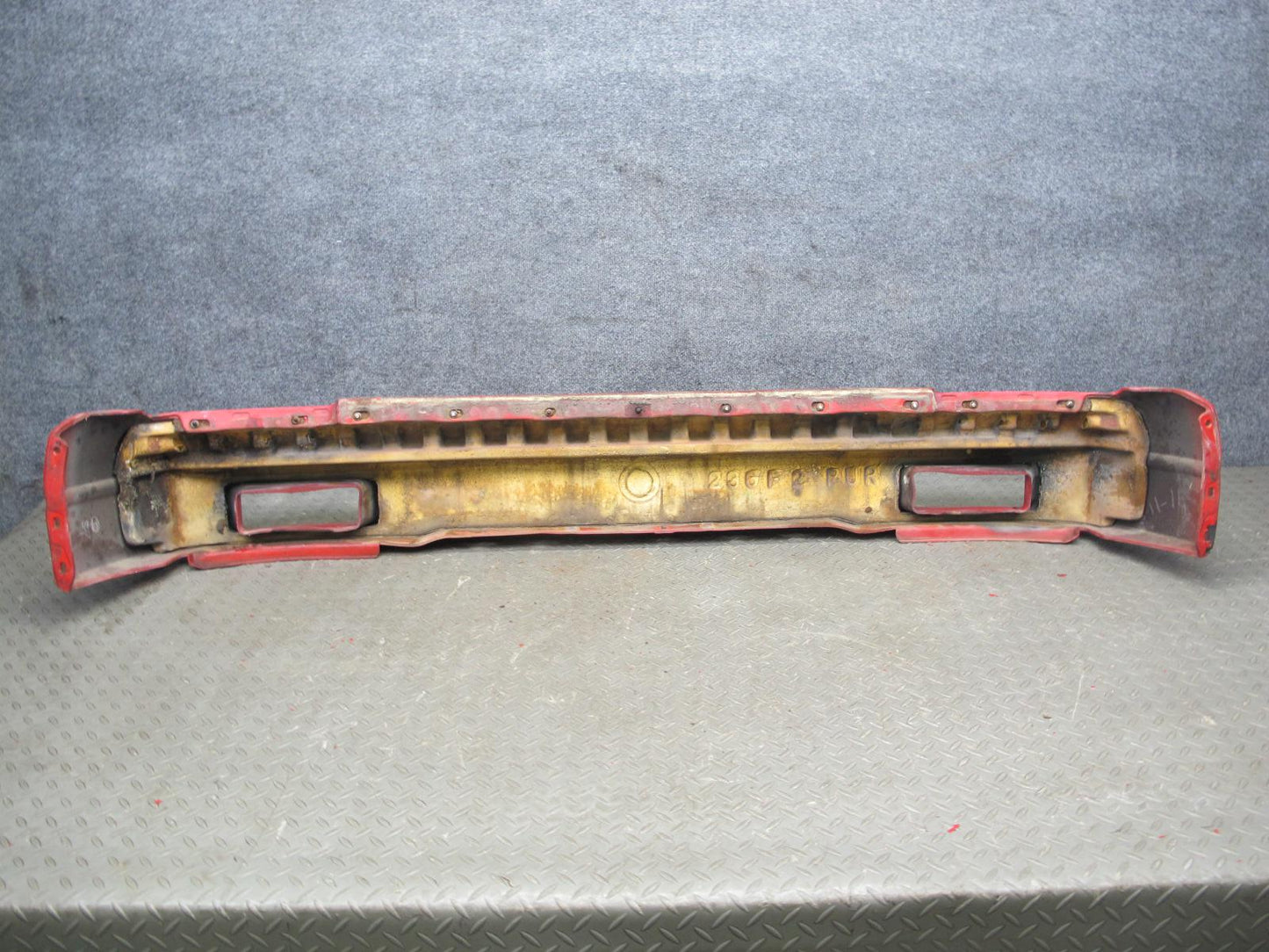 87-89 Toyota MR2 AW15 Front Bumper Cover w Foam & Lower Grille RED OEM