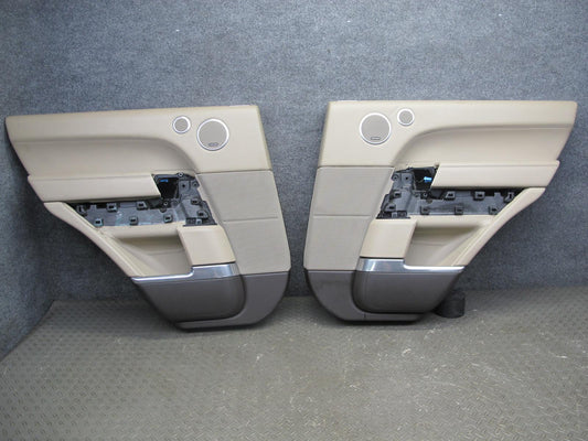 2013-2017 Land Range Rover L405 Rear Left & Right Door Interior Trim Panel Set