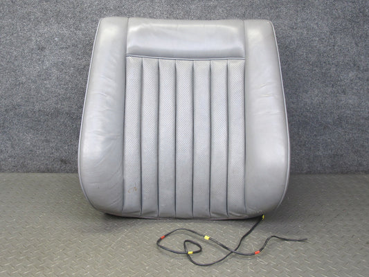 86-88 Mercedes W126 Sedan Front Right Seat Upper Leather Backrest Cushion OEM