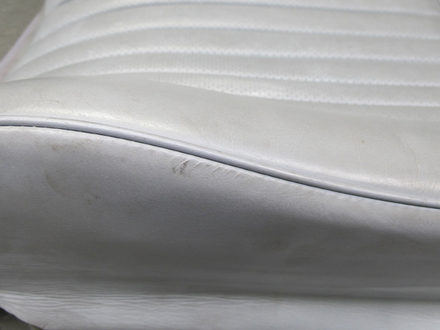 86-88 Mercedes W126 Sedan Front Right Seat Upper Leather Backrest Cushion OEM