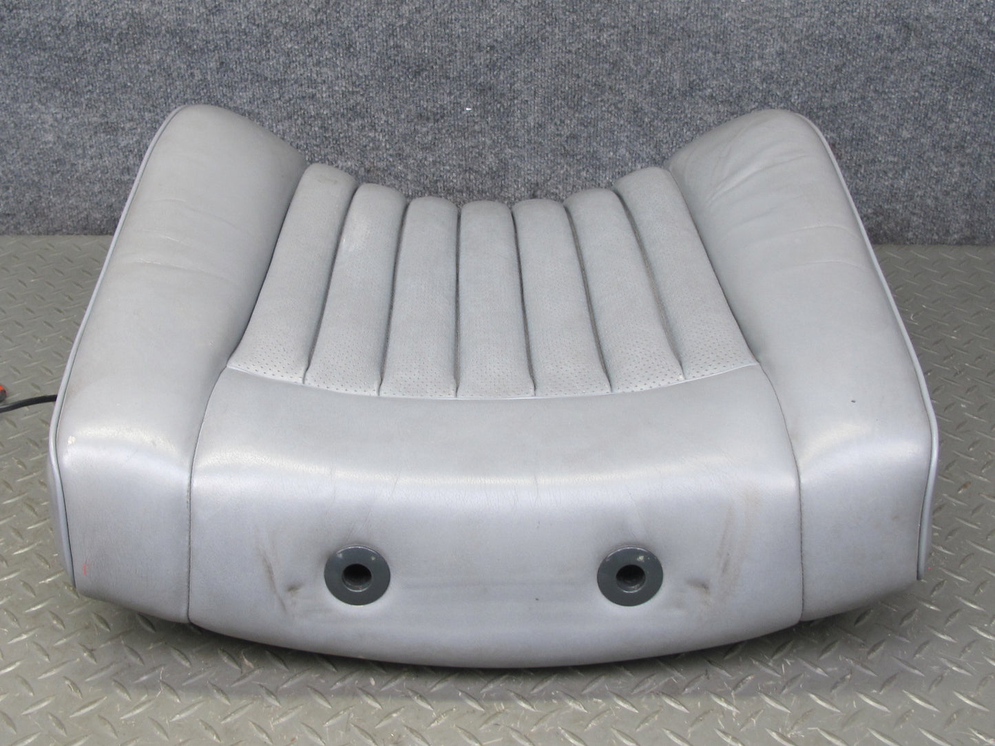 86-88 Mercedes W126 Sedan Front Right Seat Upper Leather Backrest Cushion OEM