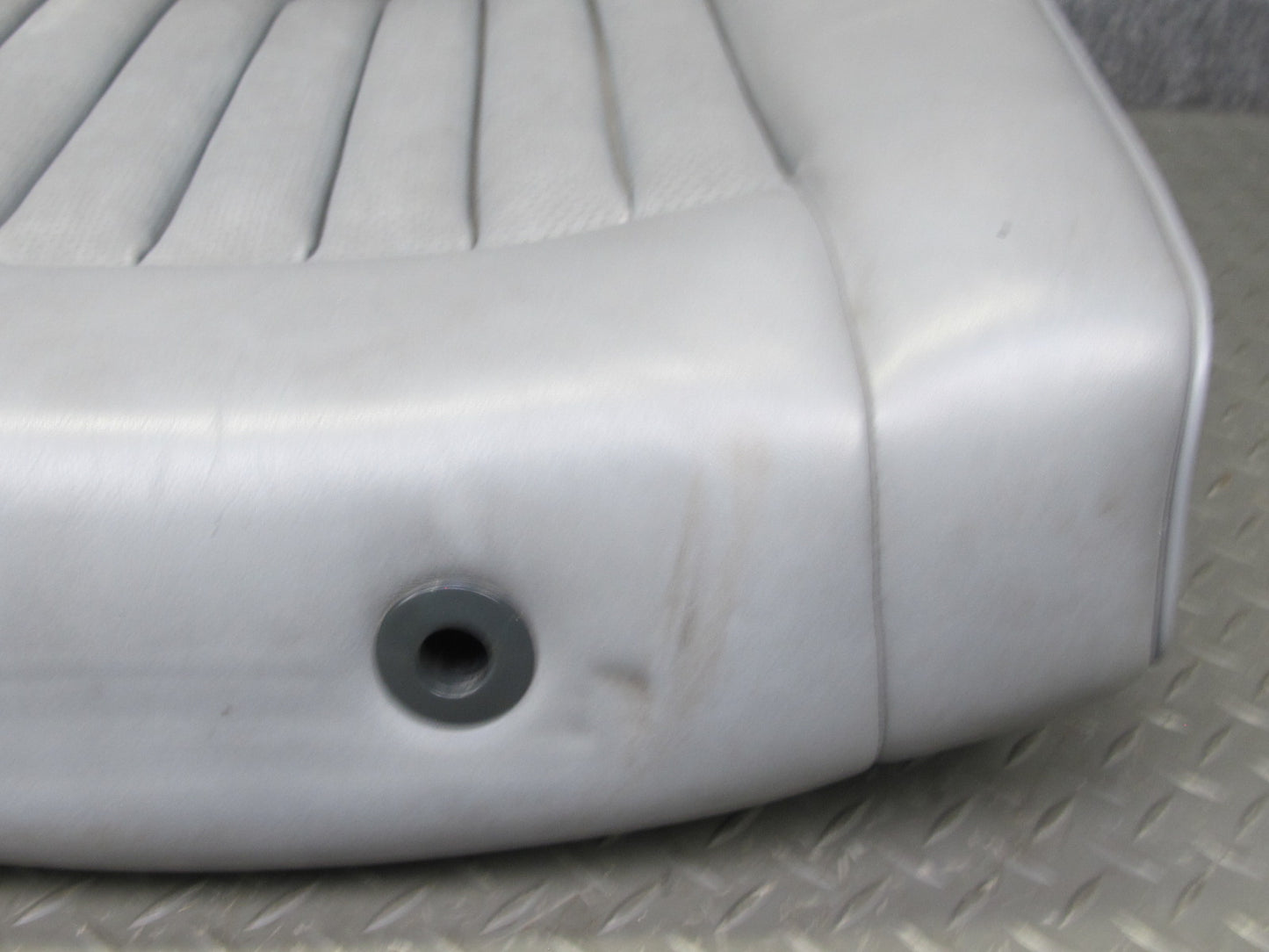 86-88 Mercedes W126 Sedan Front Right Seat Upper Leather Backrest Cushion OEM