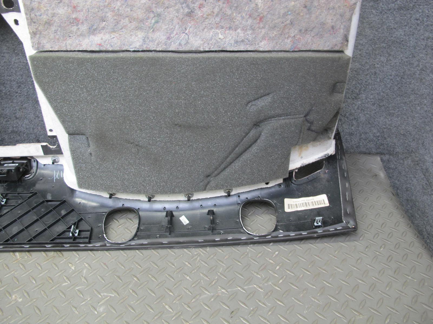 2004-2008 Cadillac XLR Rear Back Window Seat Panel Waterfall Trim Black