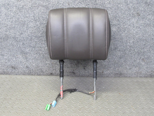 2013-2017 Land Range Rover L405 Front Left Leather Headrest w Screen Espresso