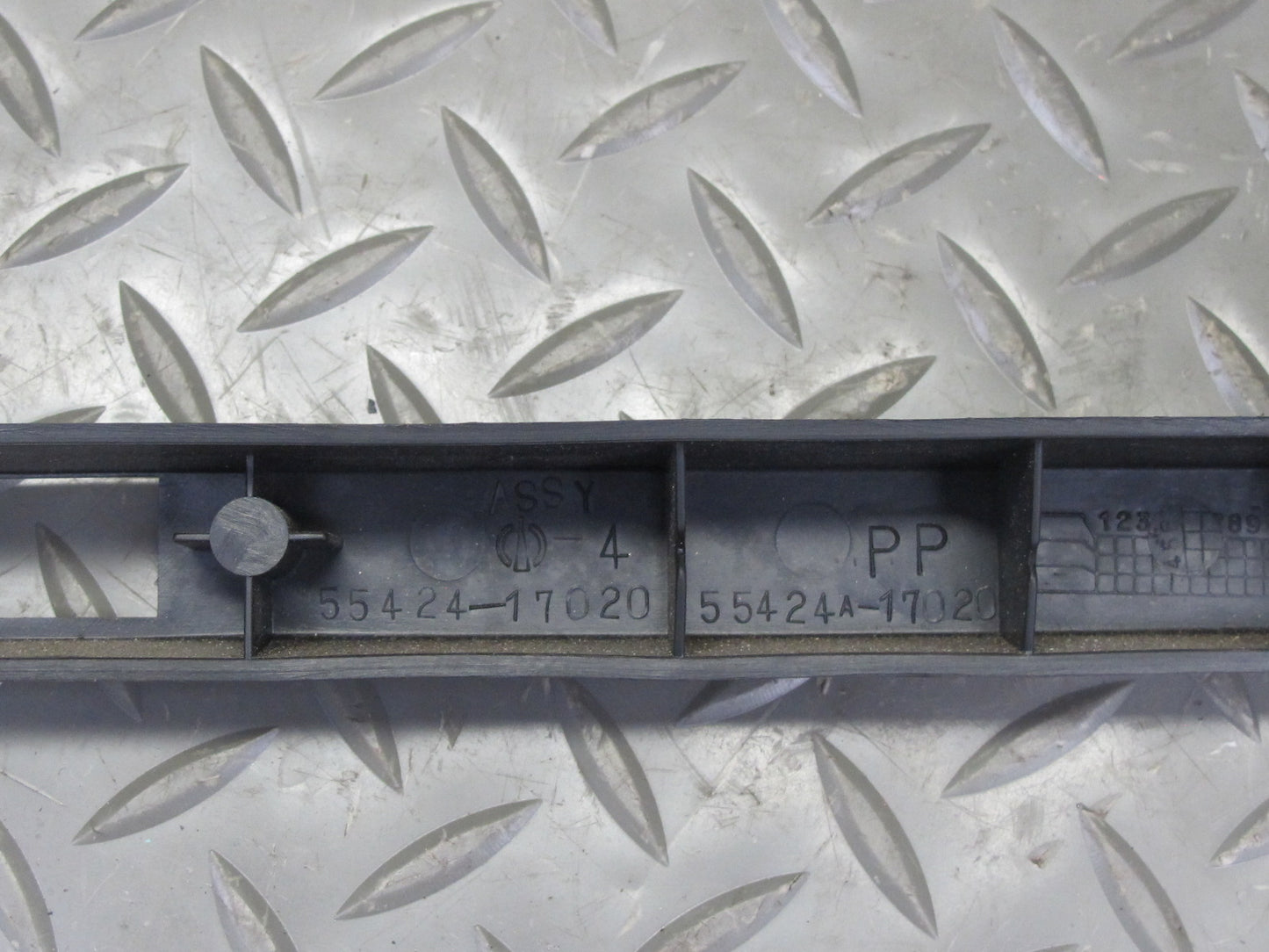 85-89 Toyota AW15 MR2 Radio Surround Trim Bezel Panel 55424-17020 OEM