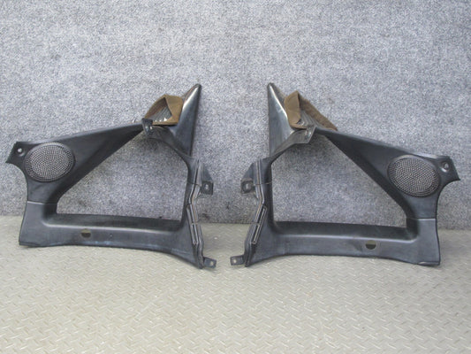 87-89 Toyota AW15 MR2 Set of 2 Rear Quarter Window Interior Trim Cover Panel OEM