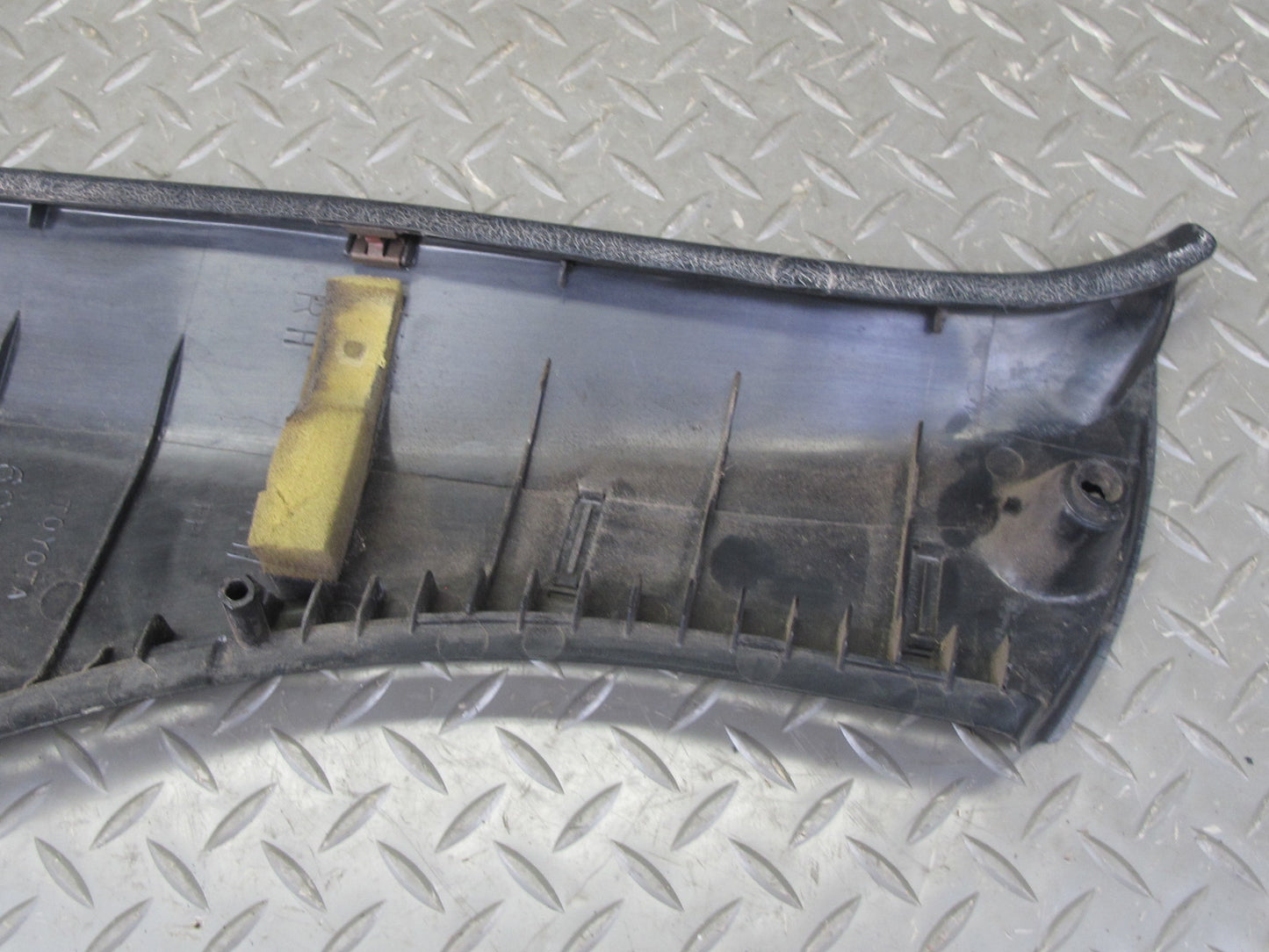 87-89 Toyota MR2 AW15 Set of 2 Left & Right Lower B Pillar Trim Cover Black OEM