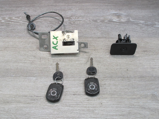 2004-2006 Cadillac XLR Trunk Glove Box Lock Latch Cylinder W/ KEY FOB Entry Set