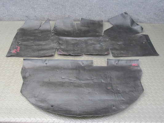 87-89 Toyota MR2 AW15 Front Trunk Frunk Spare Tire Leather Liner Cover Set OEM
