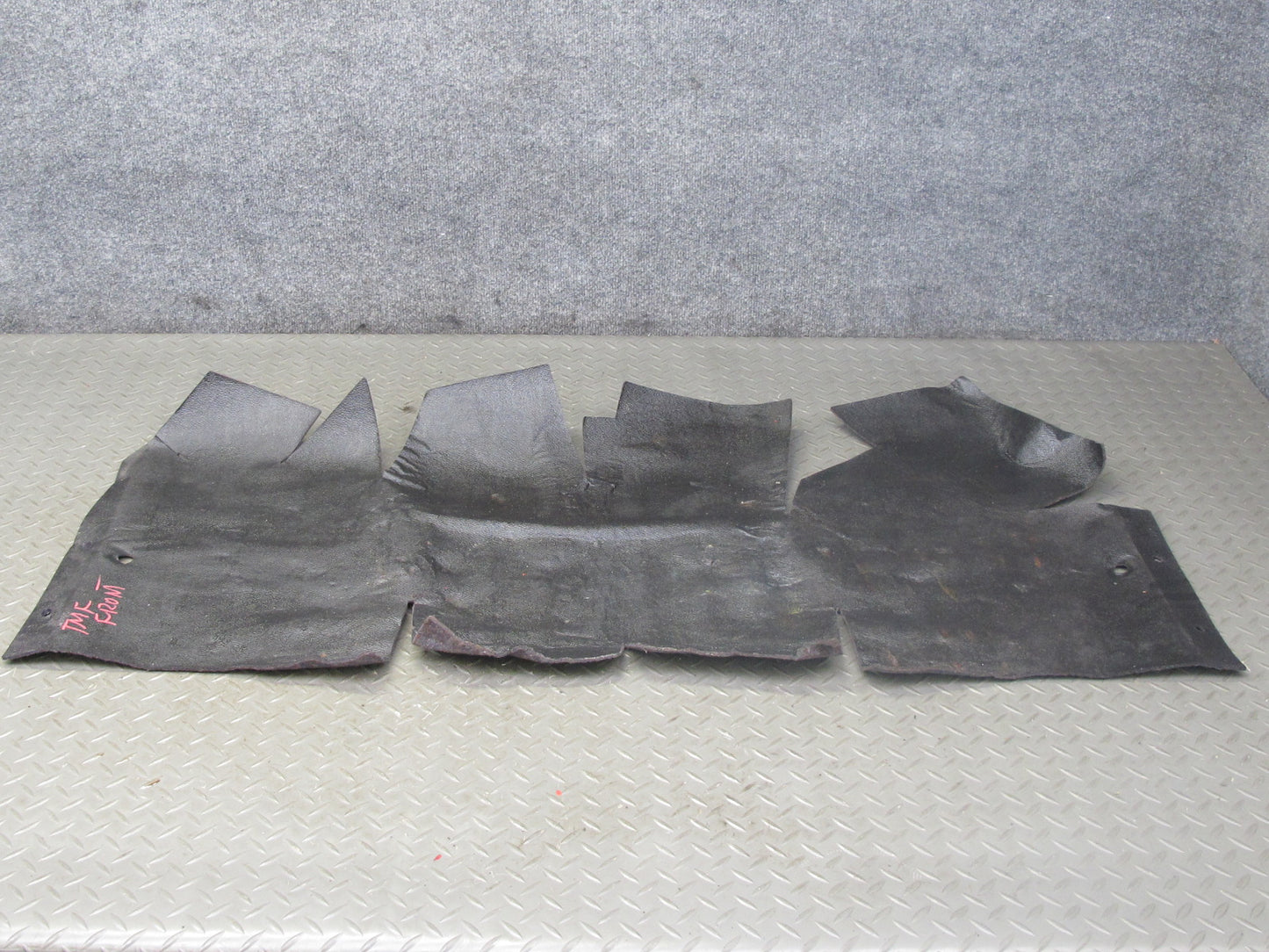87-89 Toyota MR2 AW15 Front Trunk Frunk Spare Tire Leather Liner Cover Set OEM