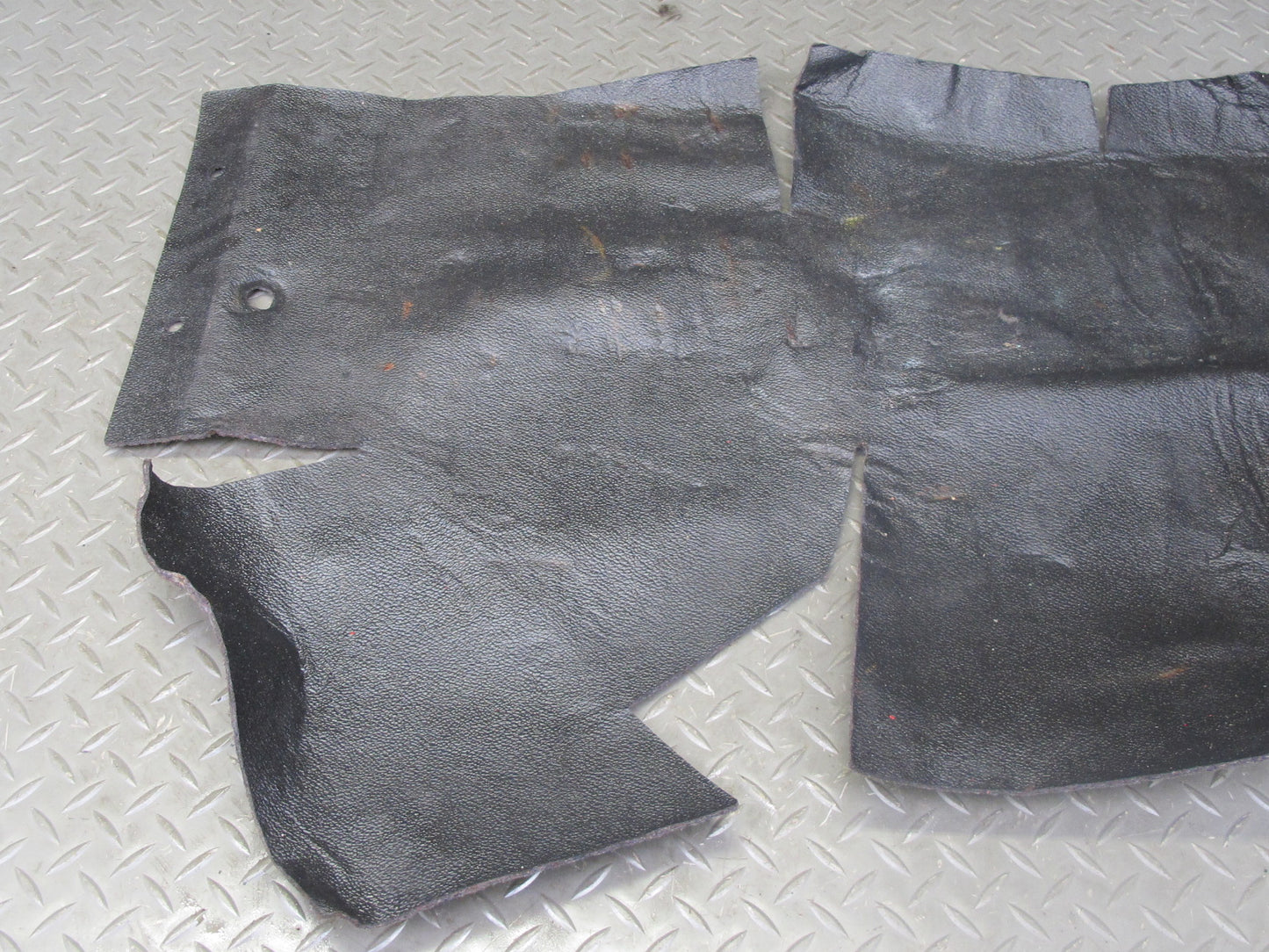 87-89 Toyota MR2 AW15 Front Trunk Frunk Spare Tire Leather Liner Cover Set OEM