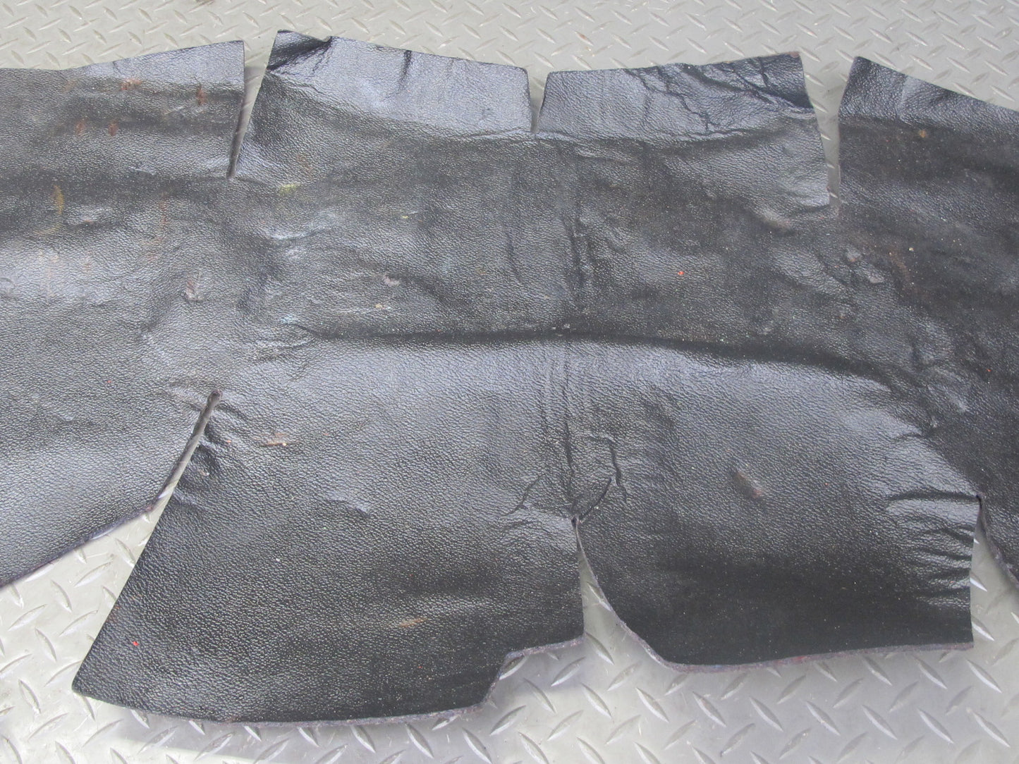 87-89 Toyota MR2 AW15 Front Trunk Frunk Spare Tire Leather Liner Cover Set OEM