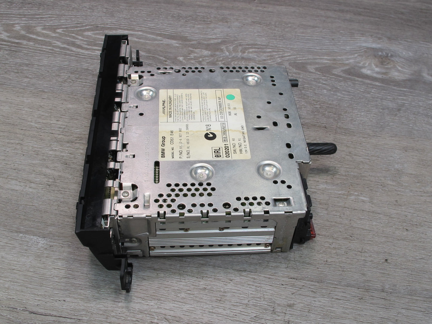 2001-2004 BMW E46 Radio Business CD Player Receiver 6927902