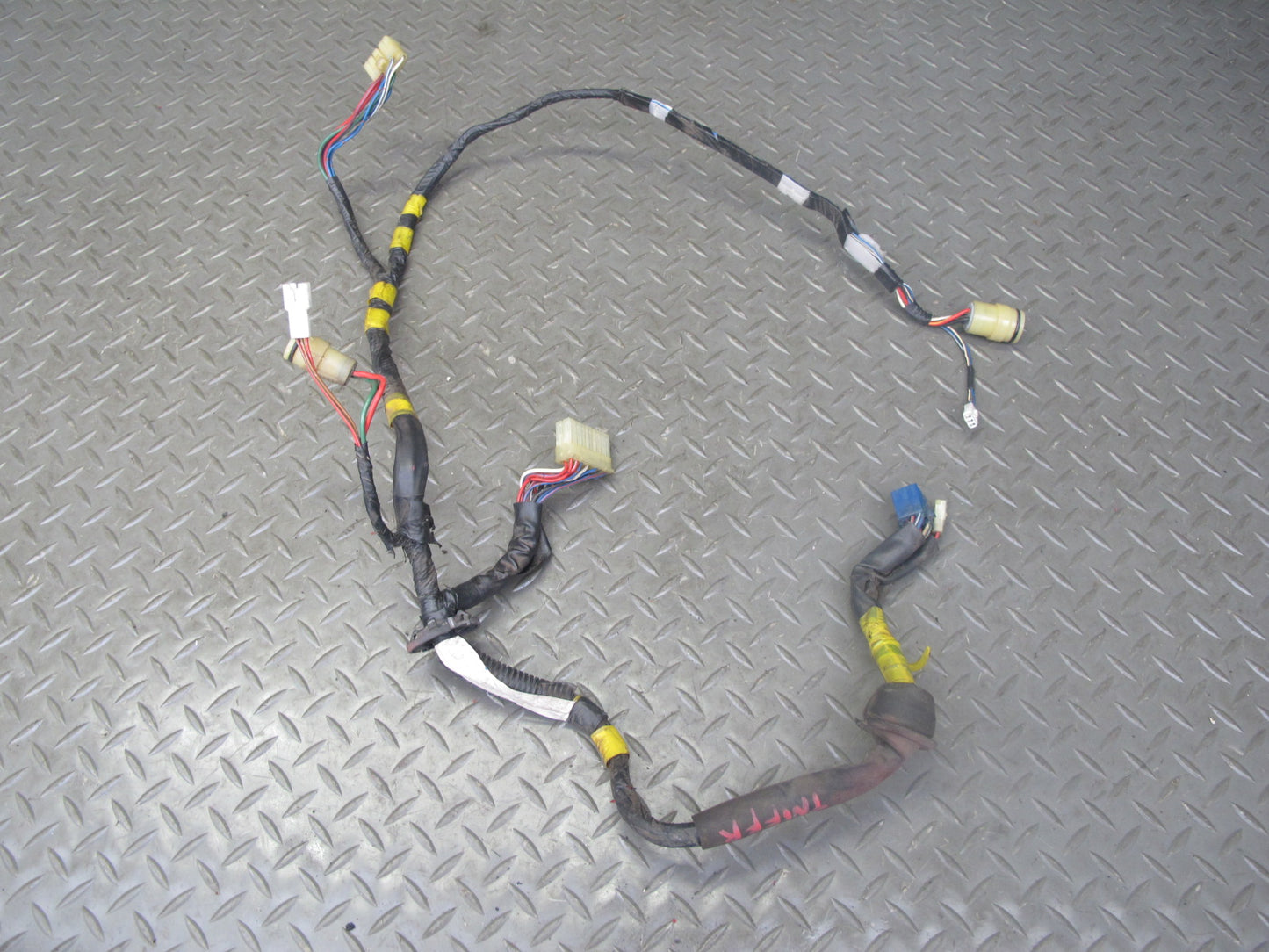 87-89 Toyota MR2 AW15 Front Left & Right Side Door Wire Wiring Harness Set OEM