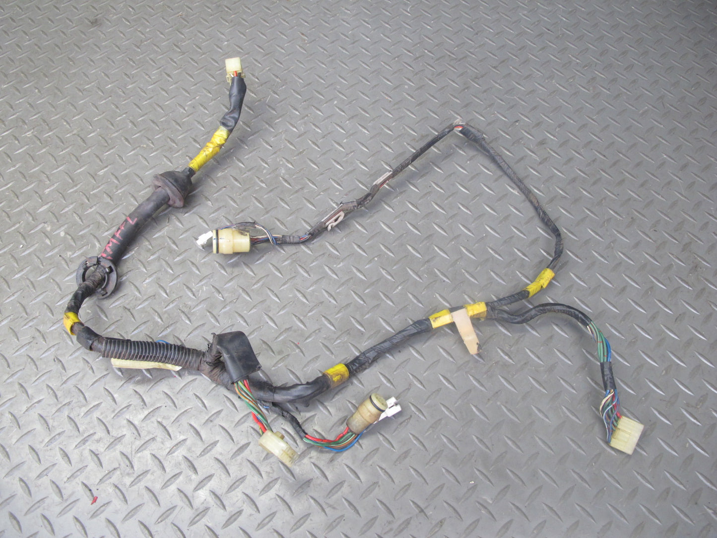87-89 Toyota MR2 AW15 Front Left & Right Side Door Wire Wiring Harness Set OEM