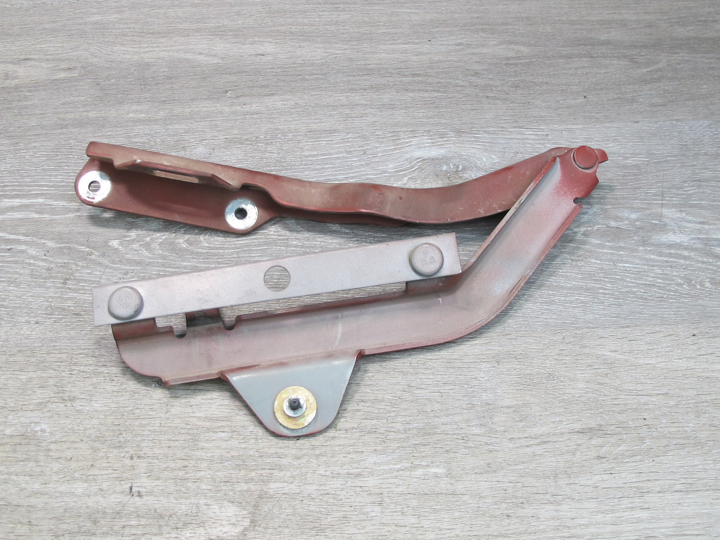 98-02 Chevrolet Camaro Set of 2 Front Left & Right Hood Bonnet Hinge RED OEM