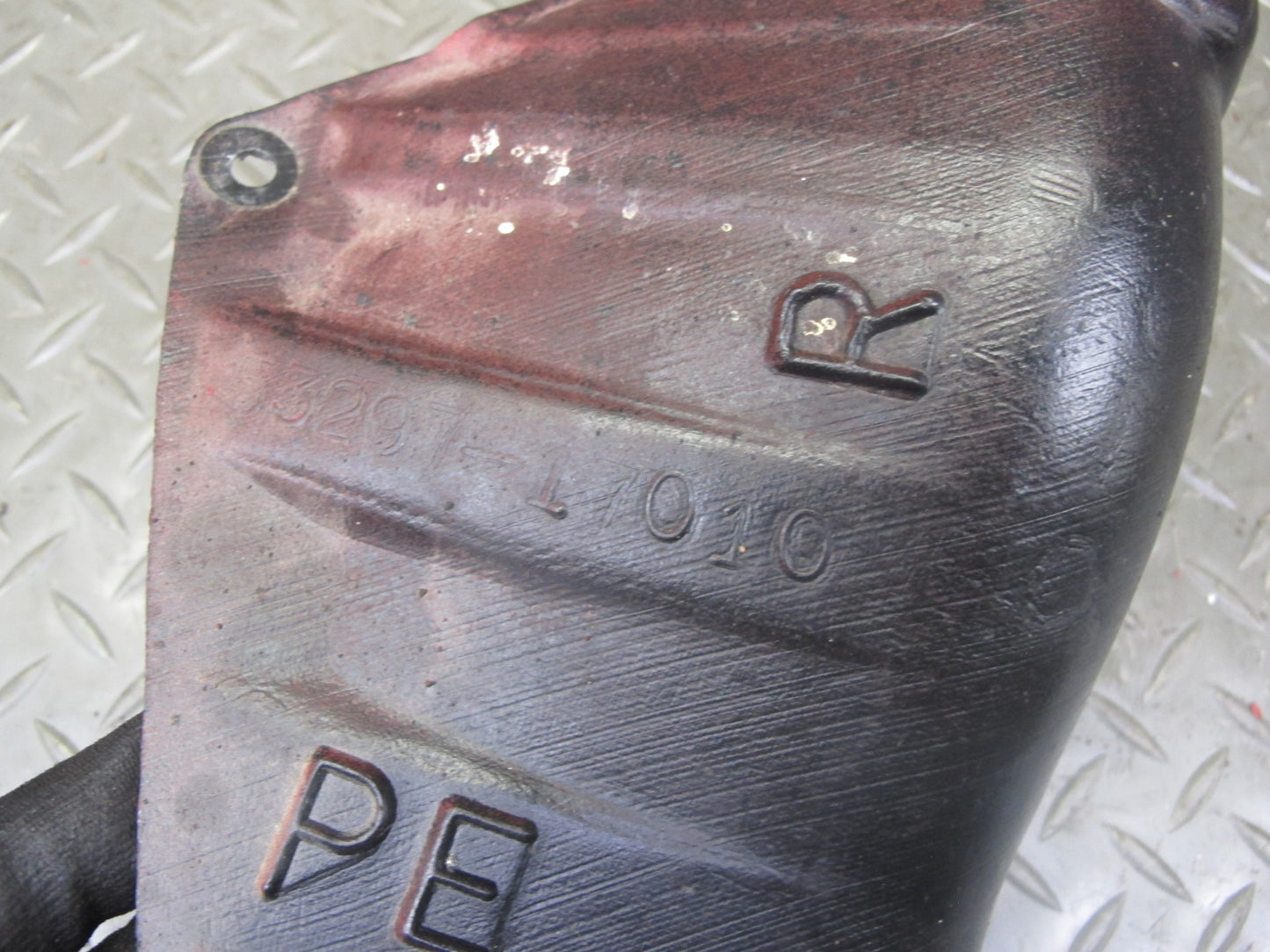 85-89 Toyota MR2 Left Right Radiator Headlight Fender Liner Shield Cover Set OEM