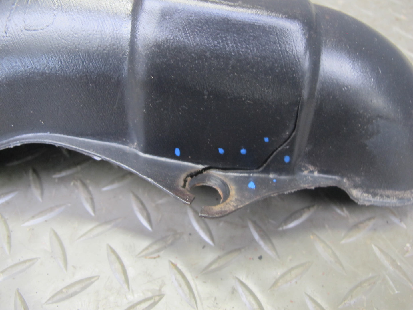 85-89 Toyota MR2 Left Right Radiator Headlight Fender Liner Shield Cover Set OEM