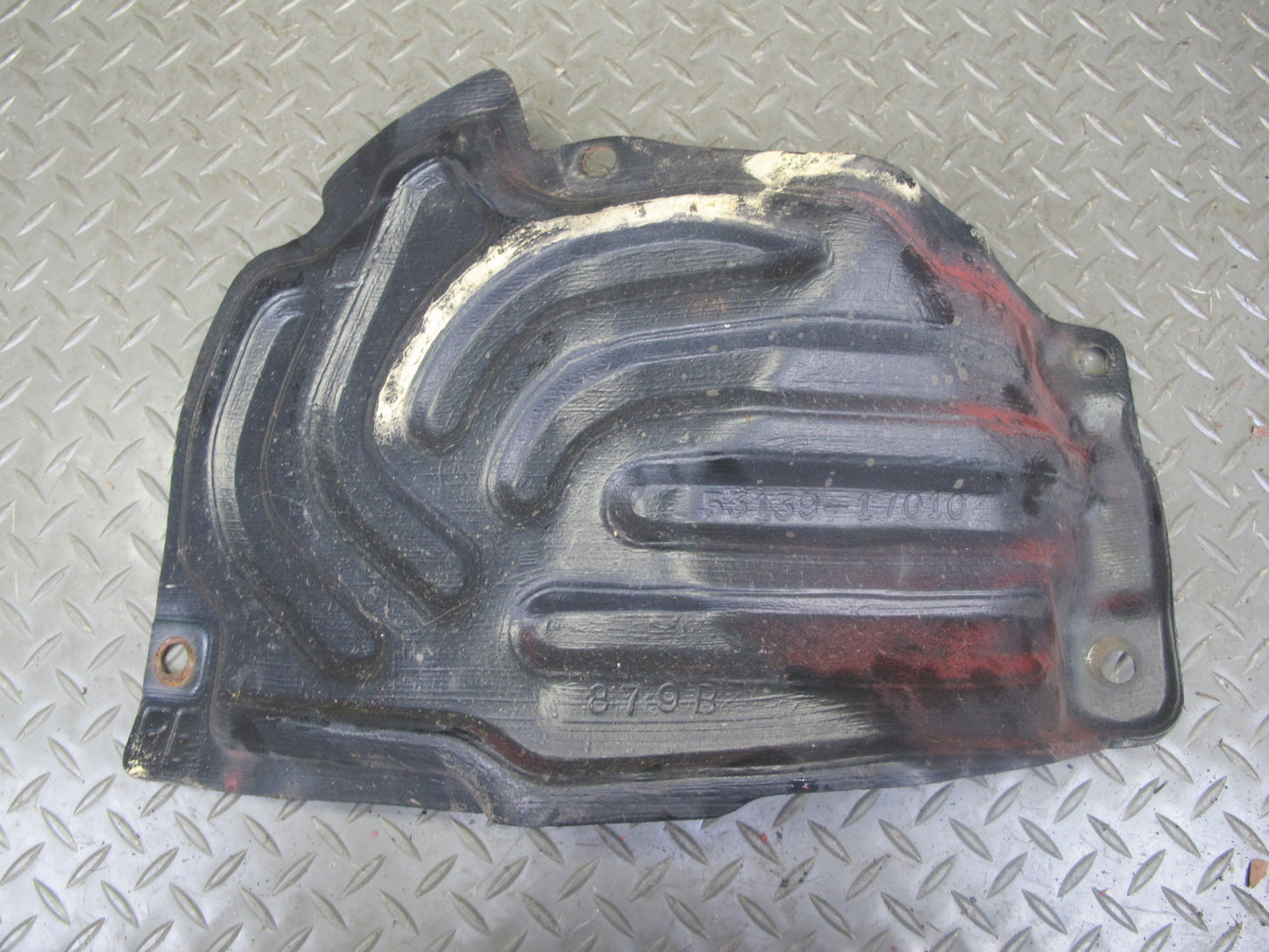 85-89 Toyota MR2 Left Right Radiator Headlight Fender Liner Shield Cover Set OEM