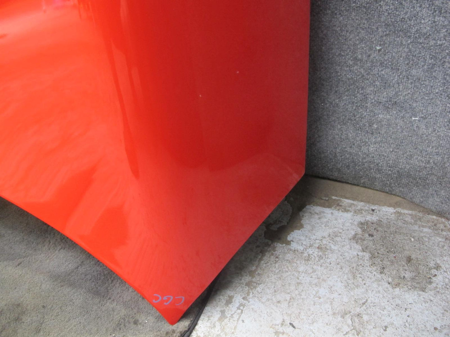 85-96 Chevrolet Corvette C4 Front Hood Bonnet Shell Panel Cover Torch RED OEM