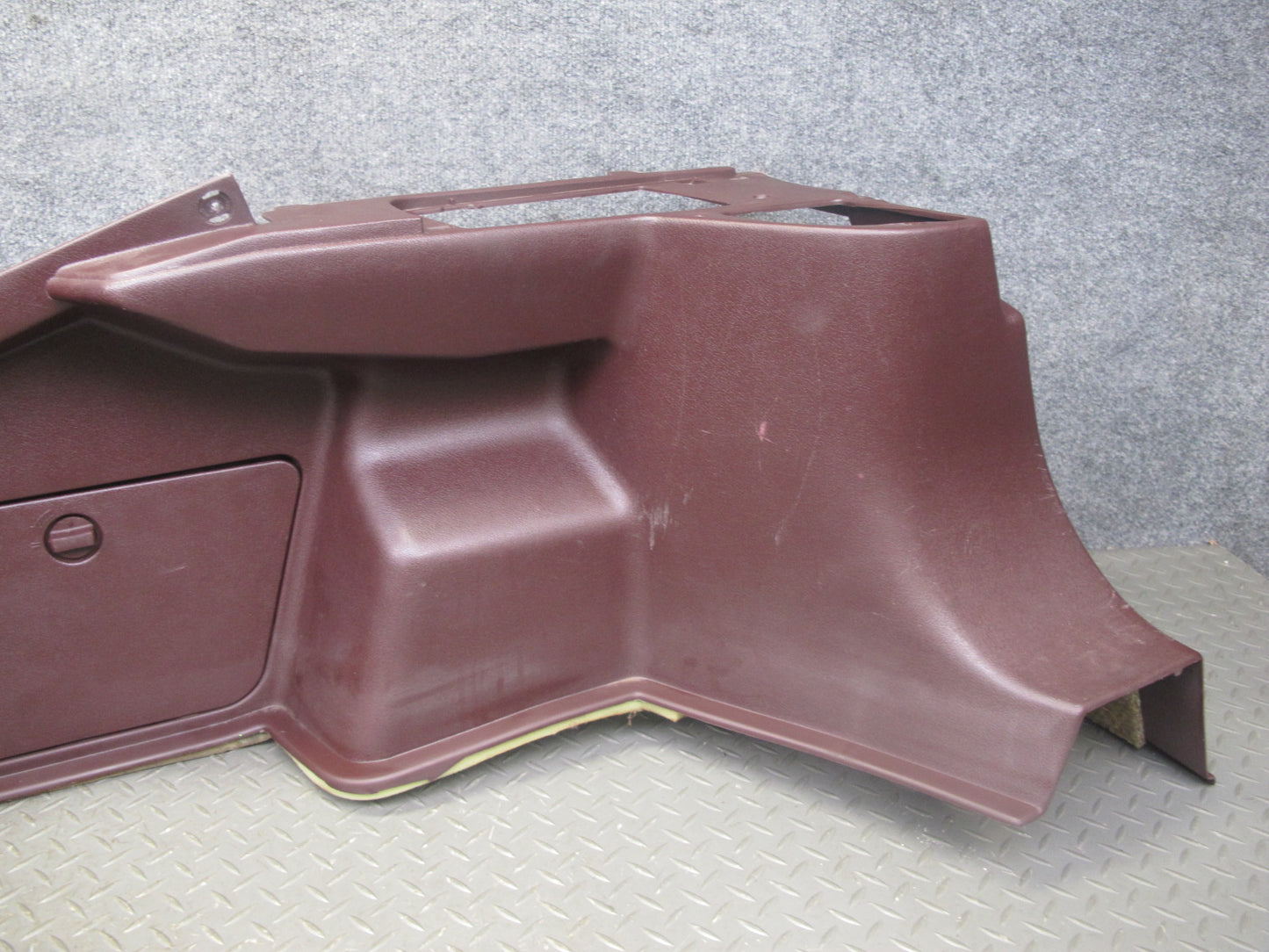 86-92 Toyota Supra MK3 NA Rear Left Quarter Trunk Trim Cover Panel Maroon OEM