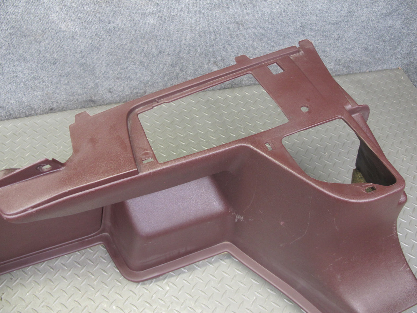 86-92 Toyota Supra MK3 NA Rear Left Quarter Trunk Trim Cover Panel Maroon OEM