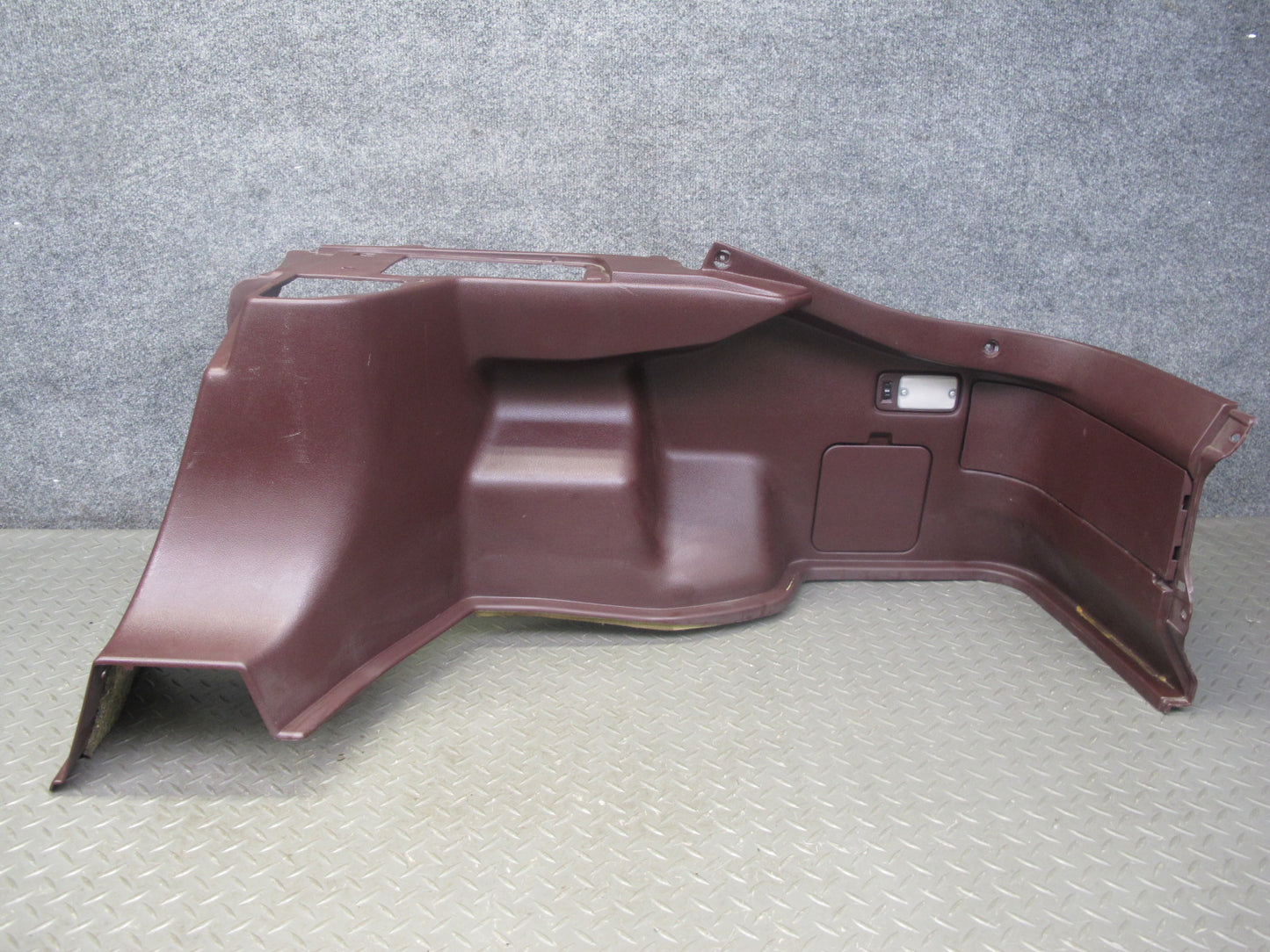 86-92 Toyota Supra MK3 NA Rear Right Quarter Trunk Trim Cover Panel Maroon OEM