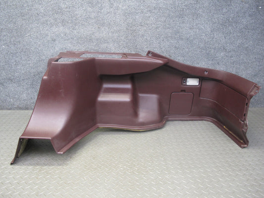 86-92 Toyota Supra MK3 NA Rear Right Quarter Trunk Trim Cover Panel Maroon OEM