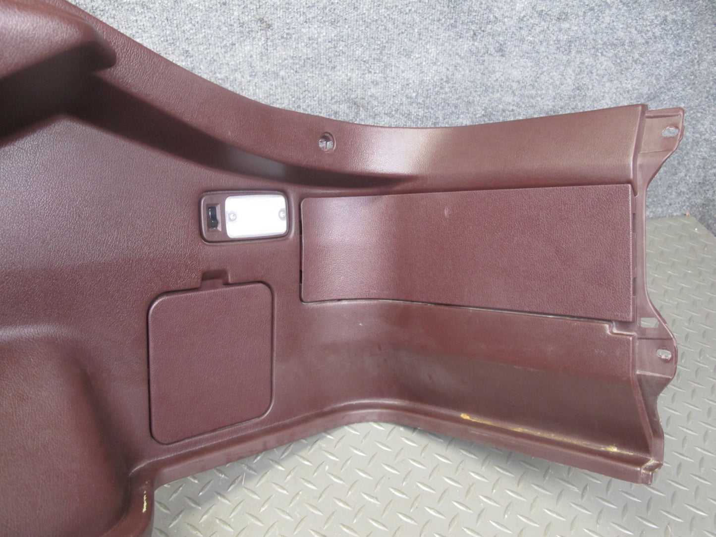 86-92 Toyota Supra MK3 NA Rear Right Quarter Trunk Trim Cover Panel Maroon OEM