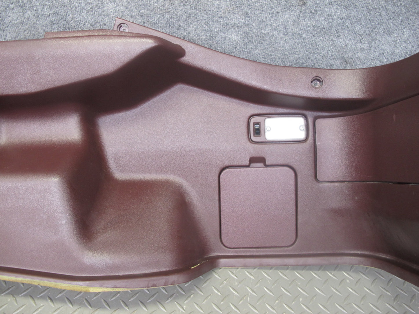 86-92 Toyota Supra MK3 NA Rear Right Quarter Trunk Trim Cover Panel Maroon OEM