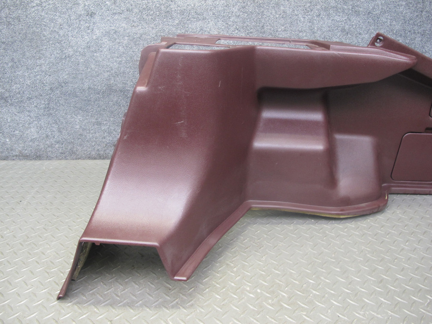 86-92 Toyota Supra MK3 NA Rear Right Quarter Trunk Trim Cover Panel Maroon OEM