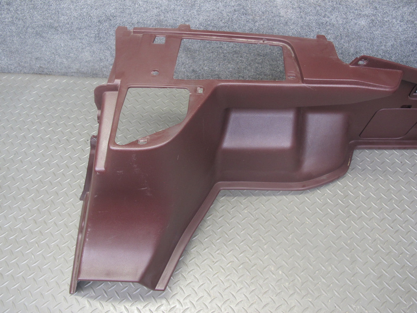 86-92 Toyota Supra MK3 NA Rear Right Quarter Trunk Trim Cover Panel Maroon OEM