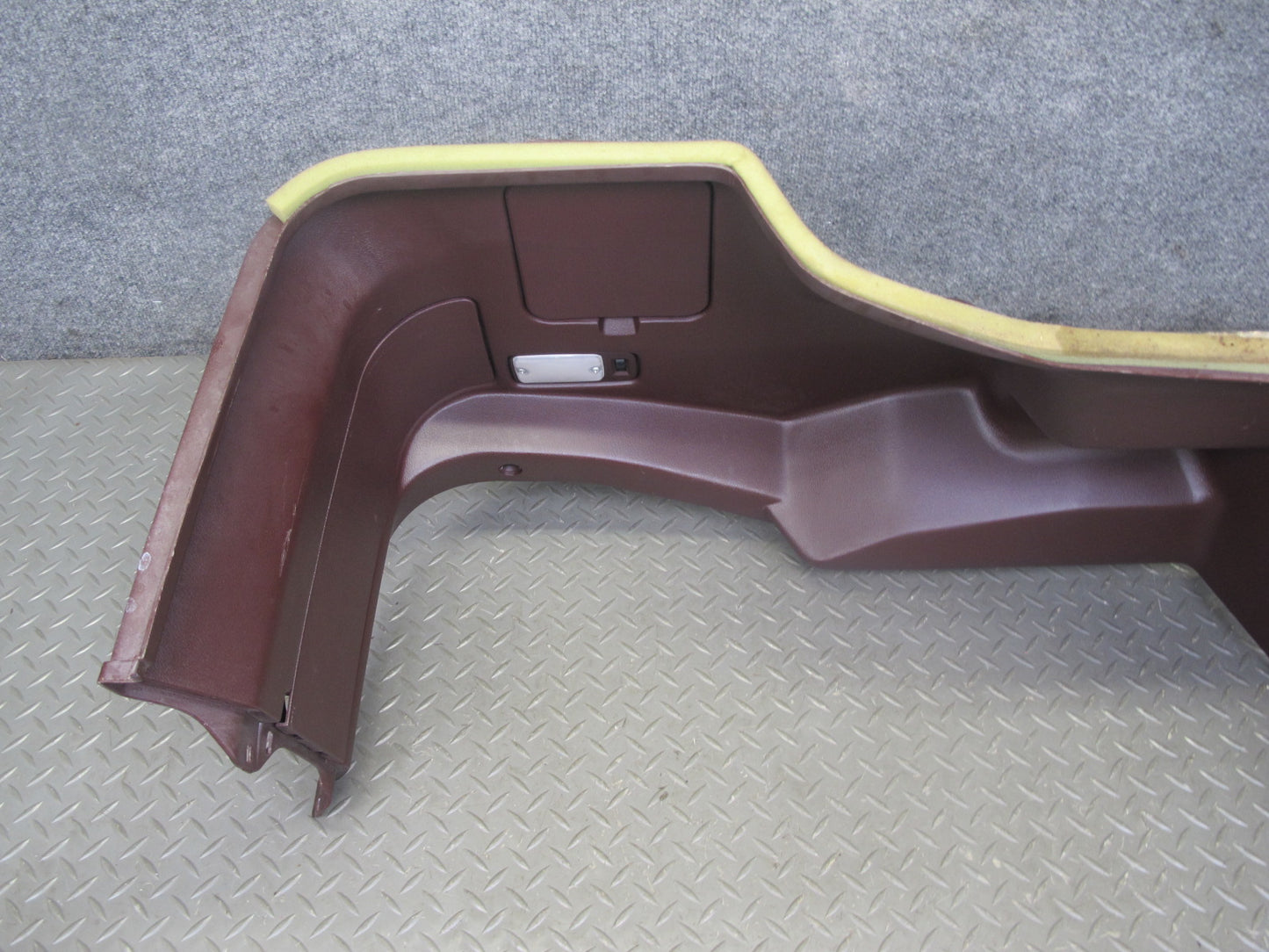 86-92 Toyota Supra MK3 NA Rear Right Quarter Trunk Trim Cover Panel Maroon OEM
