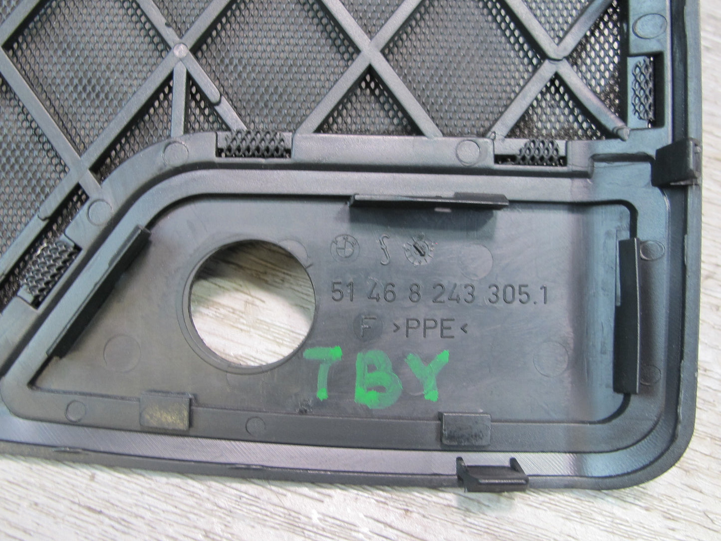 2001-2006 BMW E46 M3 Rear Left & Right Shelf Speaker Trim Grille Cover Set of 2