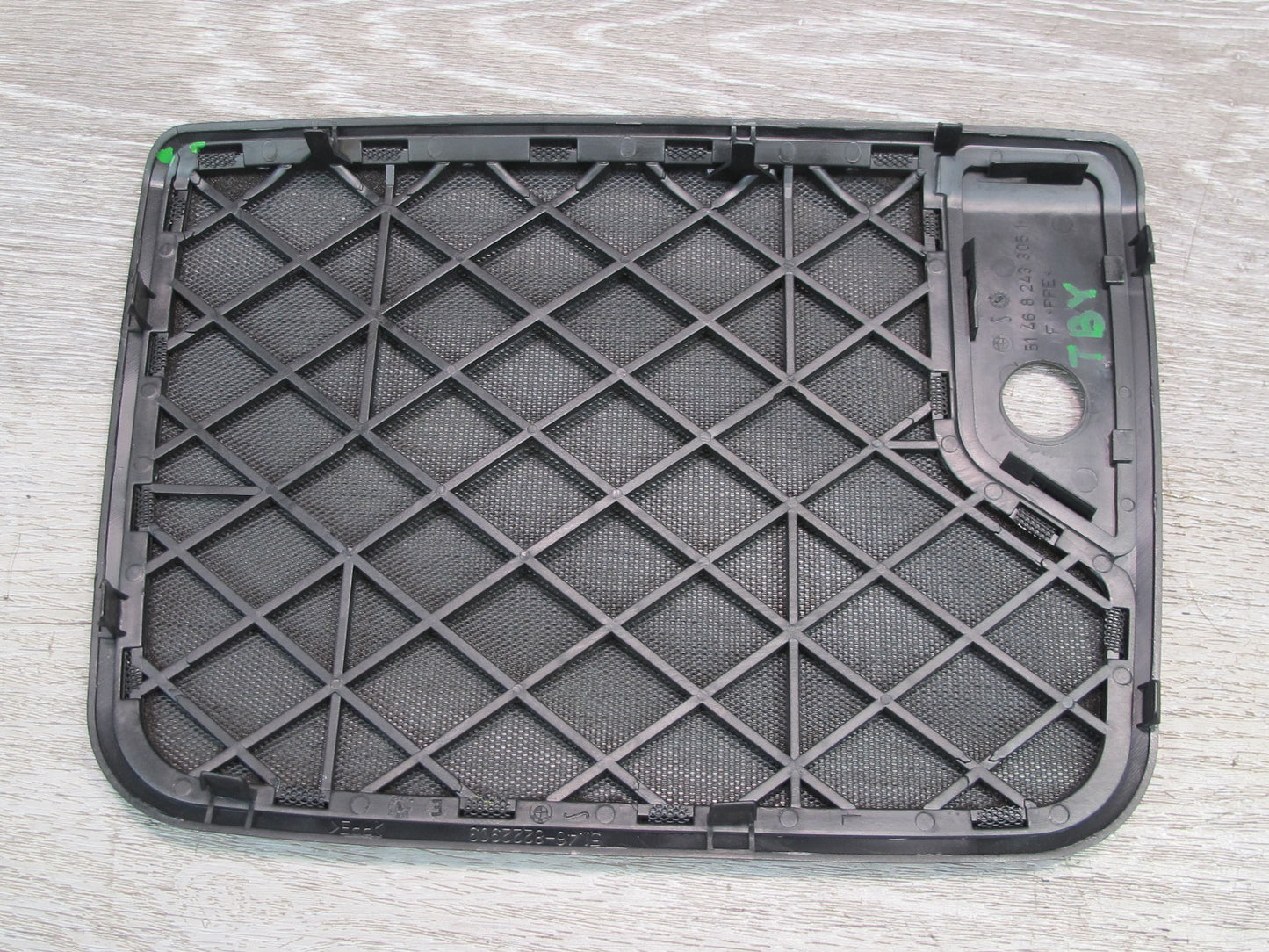 2001-2006 BMW E46 M3 Rear Left & Right Shelf Speaker Trim Grille Cover Set of 2