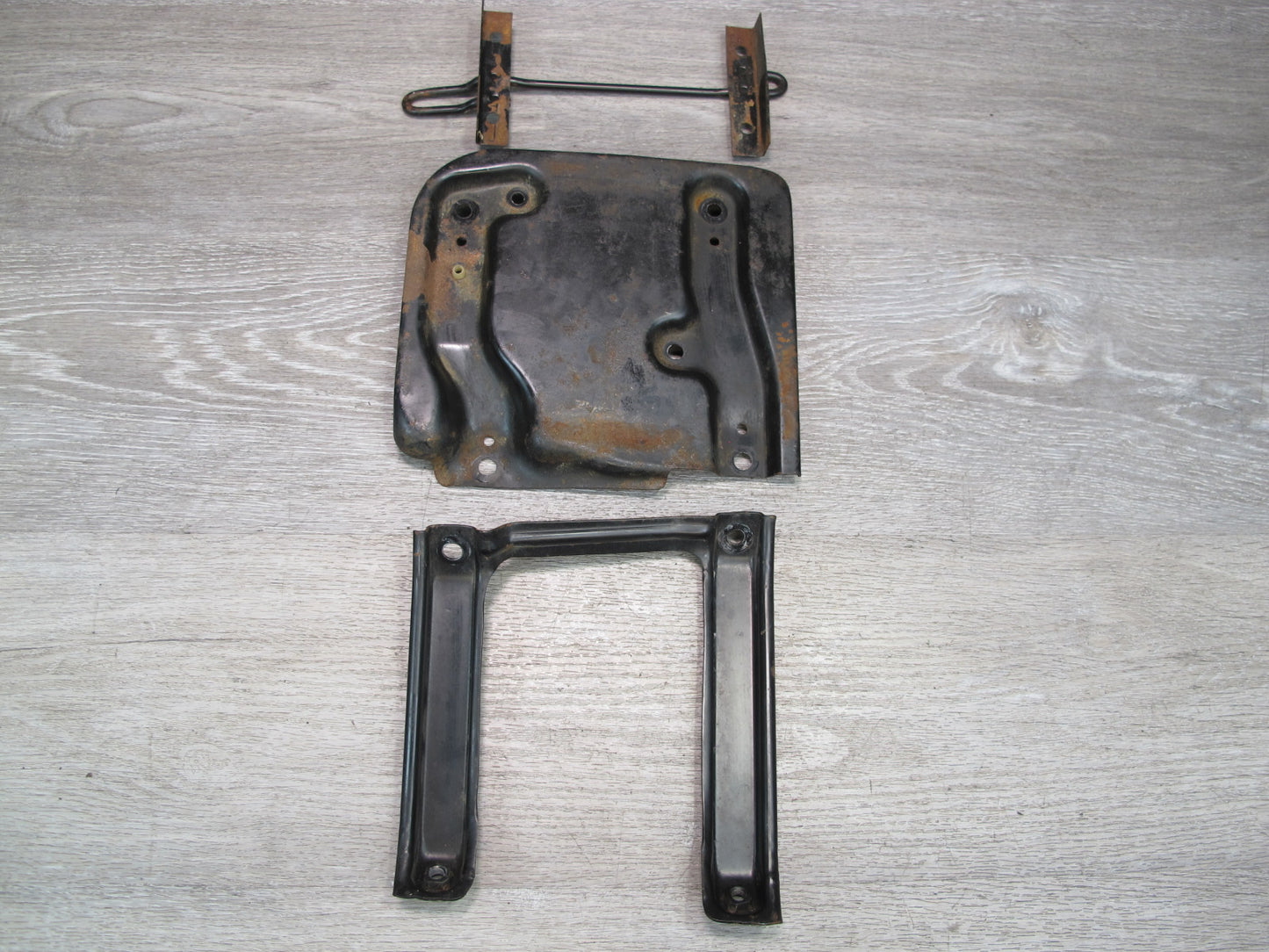 91-99 Dodge Stealth 3000GT Battery Tray Holder Bracket Panel Plate Set OEM
