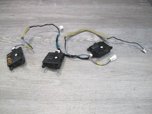 09-20 Nissan Z34 370Z Set of 3 A/C Heater Flap Door Actuator Motor Wiring OEM